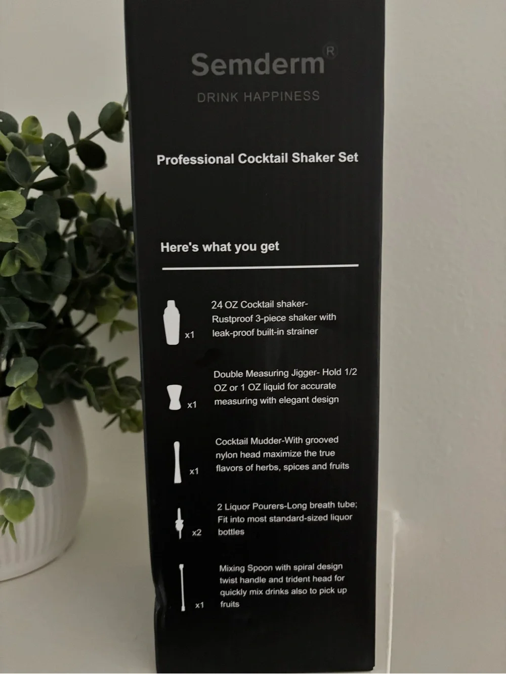 Cocktail Shaker Set - Premium Home Bar Accessory